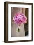 Bridesmaid with Pink Bouquet-Imaginis Photography-Framed Photographic Print