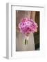 Bridesmaid with Pink Bouquet-Imaginis Photography-Framed Photographic Print