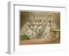 Bridesmaids 1863-null-Framed Art Print