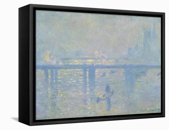 Bridge, 1899-Claude Monet-Framed Stretched Canvas