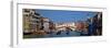 Bridge across a Canal, Rialto Bridge, Grand Canal, Venice, Veneto, Italy-null-Framed Photographic Print