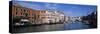 Bridge across a Canal, Rialto Bridge, Grand Canal, Venice, Veneto, Italy-null-Stretched Canvas