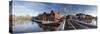 Bridge across a River, Lady Julian Bridge, Norwich, Norfolk, England-null-Stretched Canvas