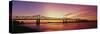 Bridge Across a River, Mississippi River, Natchez, Mississippi, USA-null-Stretched Canvas