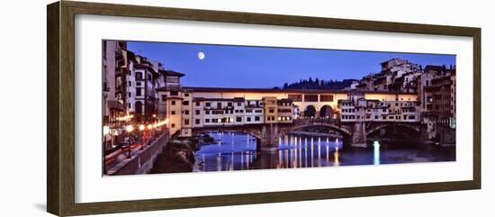 Bridge across Arno River, Ponte Vecchio, Florence, Tuscany, Italy-null-Framed Photographic Print