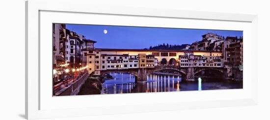 Bridge across Arno River, Ponte Vecchio, Florence, Tuscany, Italy-null-Framed Photographic Print