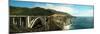 Bridge across Hills at the Coast, Bixby Bridge, Highway 101, Big Sur, California, USA-null-Mounted Photographic Print