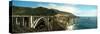 Bridge across Hills at the Coast, Bixby Bridge, Highway 101, Big Sur, California, USA-null-Stretched Canvas