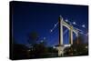 Bridge across Mississippi River, Minneapolis, Minnesota-Paul Souders-Stretched Canvas