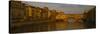 Bridge Across Ponte Vecchio, Arno River, Florence, Tuscany, Italy-null-Stretched Canvas