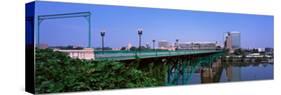 Bridge Across River, Gay Street Bridge, Tennessee River, Knoxville, Knox County, Tennessee-null-Stretched Canvas