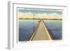 Bridge Across Sandusky Bay, Ohio-null-Framed Art Print