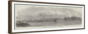 Bridge across the Cauvery, at Trichinopoly-null-Framed Premium Giclee Print