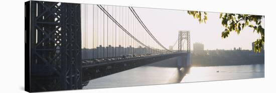 Bridge Across the River, George Washington Bridge, New York, USA-null-Stretched Canvas