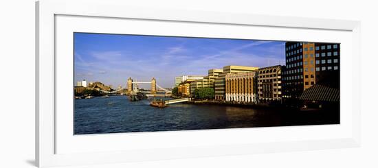 Bridge across the River Thames, Tower Bridge, London, England-null-Framed Photographic Print