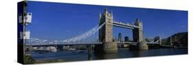 Bridge Across the River, Tower Bridge, Thames River, London, England-null-Stretched Canvas