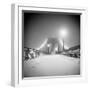 Bridge and Blizzard-Evan Morris Cohen-Framed Photographic Print