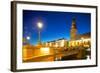 Bridge and Church at Night, Gothenburg, Sweden, Scandinavia, Europe-Frank Fell-Framed Photographic Print