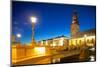 Bridge and Church at Night, Gothenburg, Sweden, Scandinavia, Europe-Frank Fell-Mounted Photographic Print