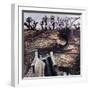 Bridge and Dog, 2000-Peter Wilson-Framed Giclee Print