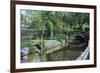 Bridge and Garden, Bakewell, Derbyshire, 2009-Trevor Neal-Framed Giclee Print