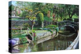 Bridge and Garden, Bakewell, Derbyshire, 2009-Trevor Neal-Stretched Canvas