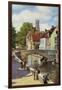 Bridge and Green Quay, Bruges, Belgium, C1924-Horace W Nicholls-Framed Giclee Print