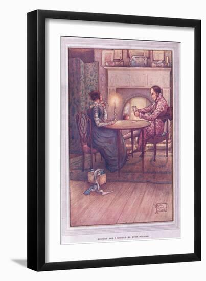 Bridge and I Should Be Ever So Playful-Sybil Tawse-Framed Giclee Print