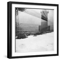 Bridge and Lighthouse, Doubled in Plenachrome-Evan Morris Cohen-Framed Premium Photographic Print