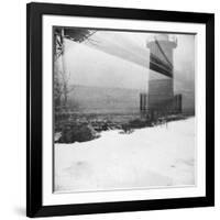 Bridge and Lighthouse, Doubled in Plenachrome-Evan Morris Cohen-Framed Photographic Print