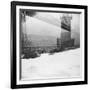 Bridge and Lighthouse, Doubled in Plenachrome-Evan Morris Cohen-Framed Photographic Print