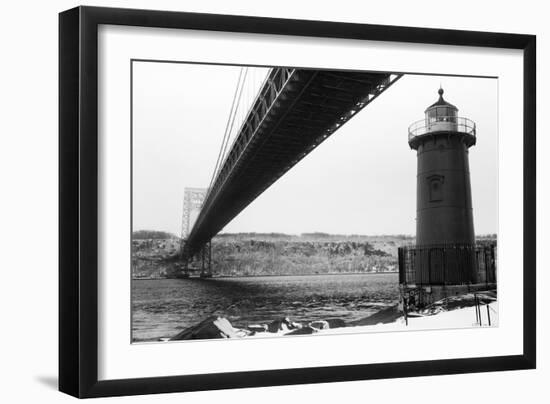 Bridge and Lighthouse-Evan Morris Cohen-Framed Photographic Print