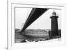 Bridge and Lighthouse-Evan Morris Cohen-Framed Photographic Print