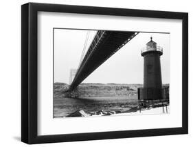 Bridge and Lighthouse-Evan Morris Cohen-Framed Premium Photographic Print