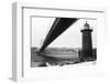 Bridge and Lighthouse-Evan Morris Cohen-Framed Premium Photographic Print
