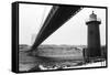 Bridge and Lighthouse-Evan Morris Cohen-Framed Stretched Canvas