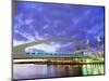 Bridge and Lowry Centre, Manchester, England-Nigel Francis-Mounted Photographic Print