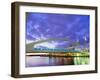 Bridge and Lowry Centre, Manchester, England-Nigel Francis-Framed Photographic Print
