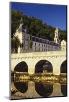 Bridge and Medieval Monastery, Brantome, Dordogne, France-Peter Higgins-Mounted Photographic Print