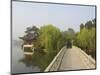 Bridge and Pavilion, West Lake, Hangzhou, Zhejiang Province, China, Asia-Jochen Schlenker-Mounted Photographic Print