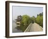 Bridge and Pavilion, West Lake, Hangzhou, Zhejiang Province, China, Asia-Jochen Schlenker-Framed Photographic Print