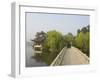 Bridge and Pavilion, West Lake, Hangzhou, Zhejiang Province, China, Asia-Jochen Schlenker-Framed Photographic Print