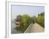 Bridge and Pavilion, West Lake, Hangzhou, Zhejiang Province, China, Asia-Jochen Schlenker-Framed Photographic Print