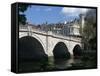 Bridge and River Thames, Richmond, Surrey, England, United Kingdom, Europe-Richardson Rolf-Framed Stretched Canvas