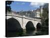 Bridge and River Thames, Richmond, Surrey, England, United Kingdom, Europe-Richardson Rolf-Stretched Canvas