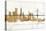 Bridge and Skyline Gold-Avery Tillmon-Stretched Canvas