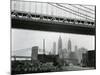 Bridge and Skyline, New York, c. 1945-Brett Weston-Mounted Photographic Print