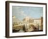 Bridge and the Church of Santa Margherita in Treviso-Medoro Coghetto-Framed Giclee Print