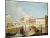 Bridge and the Church of Santa Margherita in Treviso-Medoro Coghetto-Mounted Giclee Print