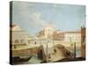 Bridge and the Church of Santa Margherita in Treviso-Medoro Coghetto-Stretched Canvas